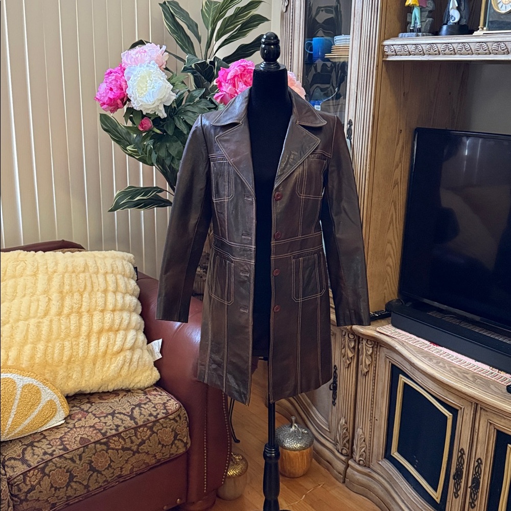 Wilsons Leather Jacket - Brown - image 12